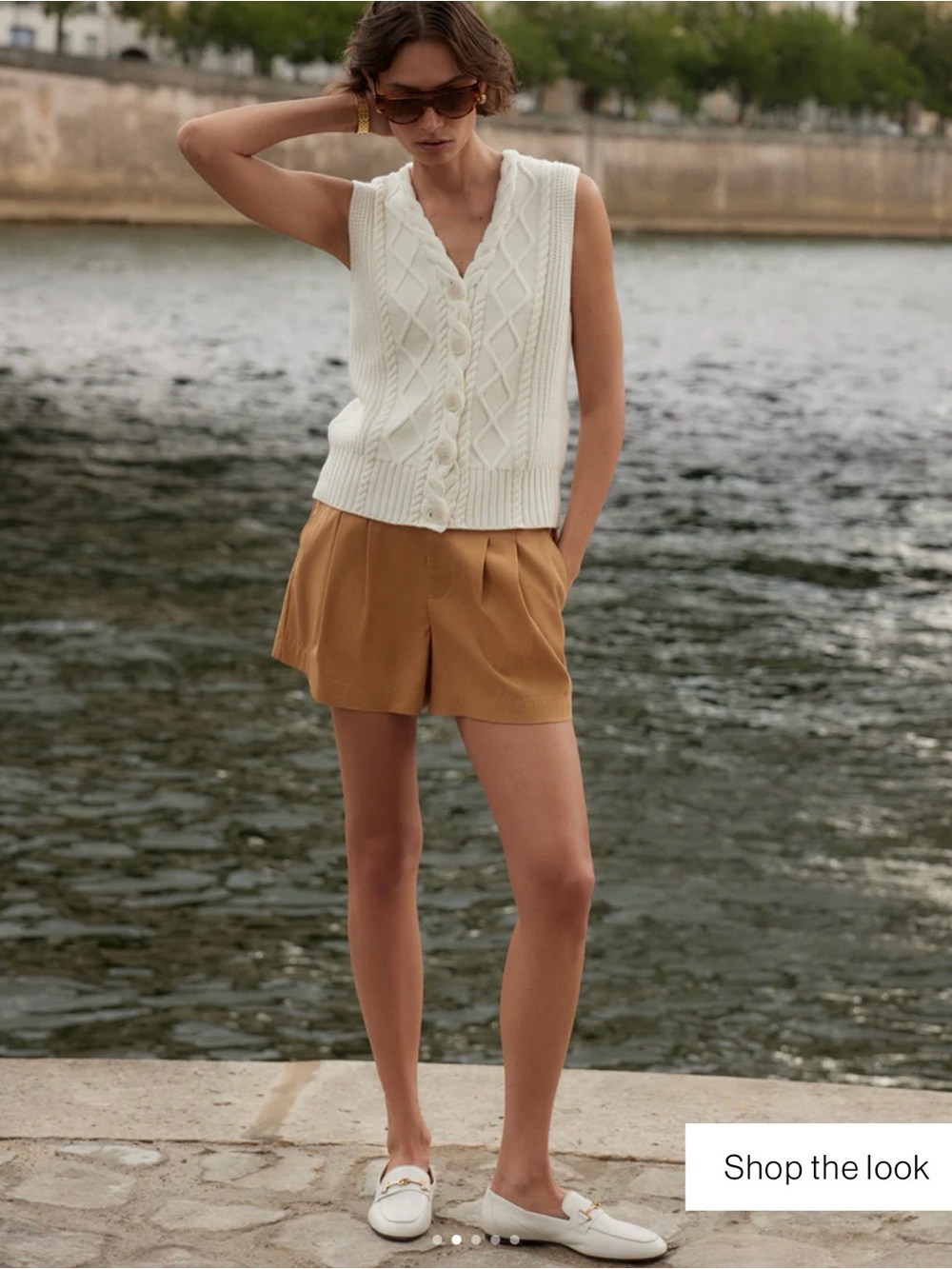 Varley Tansy Woven Shorts 3”, Color Apple Cinnamon